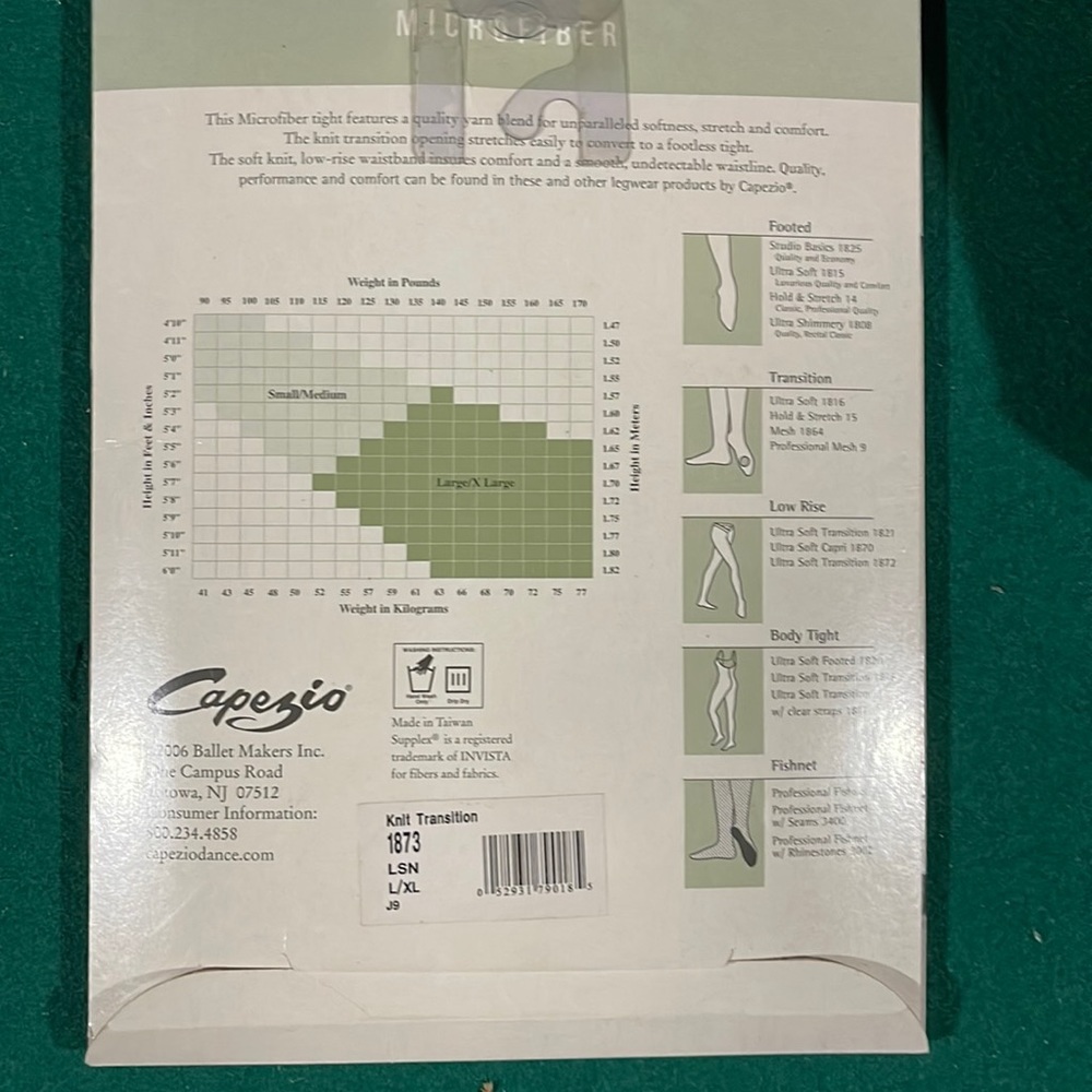 New Capezio knit transition tights - Picture 4 of 5